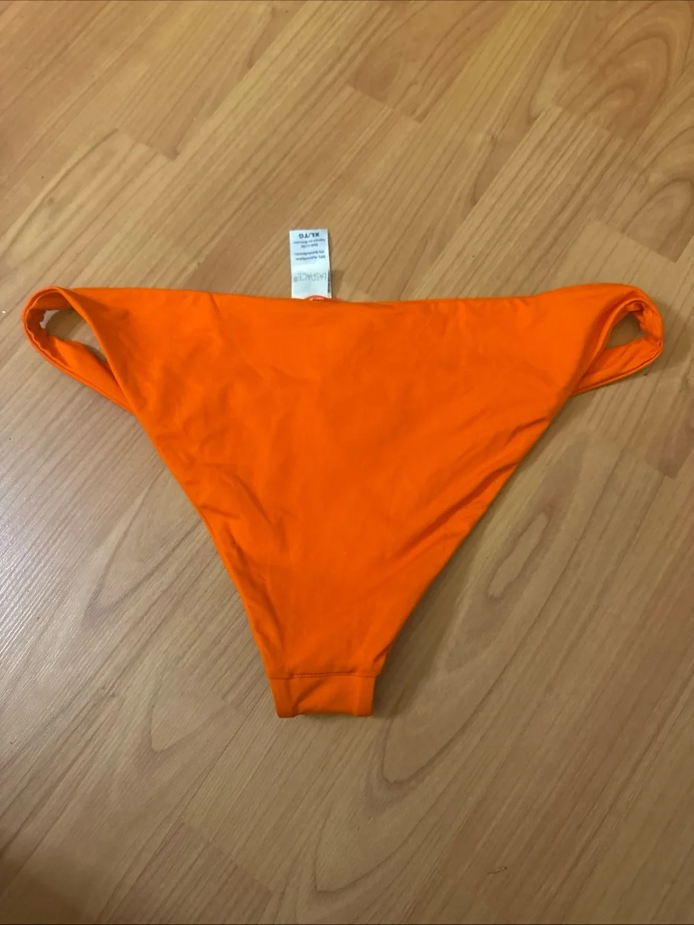 NWT L*SPACE Camacho Bikini Bottom Orange Poppy Extra Large XL